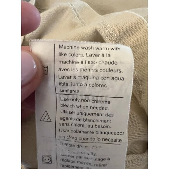 2006 Carhartt beige oversized tshirt sz L workwear classic minimalist - Picture 10 of 10